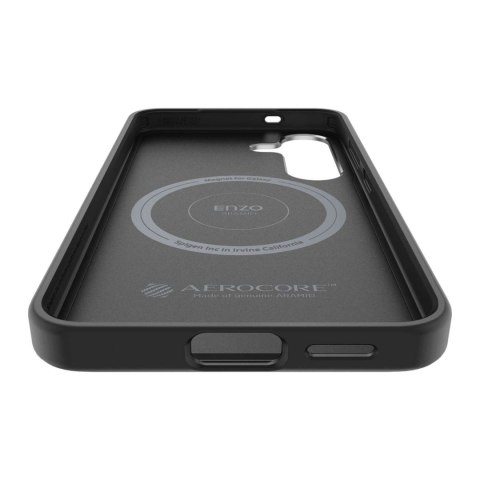 Etui silikonowe Spigen Enzo Aramid MagFit do Samsung Galaxy S25 - czarne Etui silikonowe Spigen Enzo Aramid MagFit do Samsung Galaxy S25 - czarne