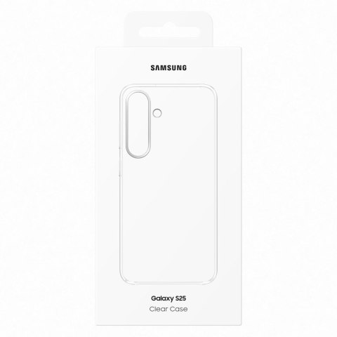 Etui silikonowe plecki Samsung Clear Case do Samsung Galaxy S25 - przezroczyste Etui silikonowe plecki Samsung Clear Case do Samsung Galaxy S25 - przezroczyste
