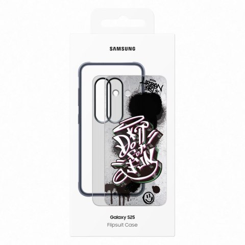 Etui silikonowe plecki Samsung Flipsuit Case Rugged do Samsung Galaxy S25 - czarne Etui silikonowe plecki Samsung Flipsuit Case Rugged do Samsung Galaxy S25 - czarne