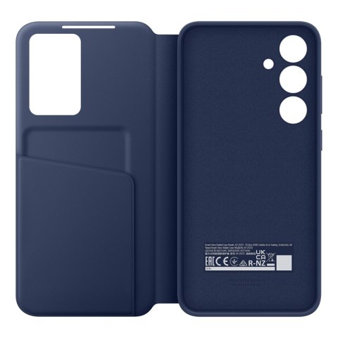 Etui z klapką Samsung Smart View Wallet do Samsung Galaxy S24 FE - niebieskie Etui z klapką Samsung Smart View Wallet do Samsung Galaxy S24 FE - niebieskie