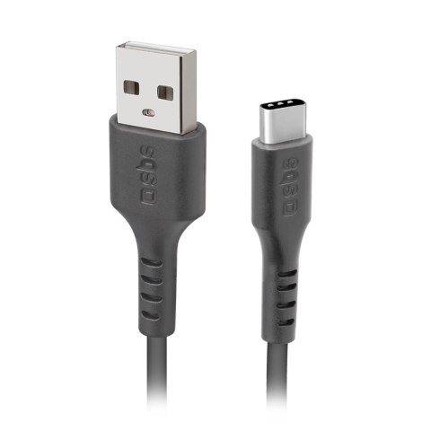 Kabel przewód USB-A - USB-C 1.5m - czarny Kabel przewód USB-A - USB-C 1.5m - czarny