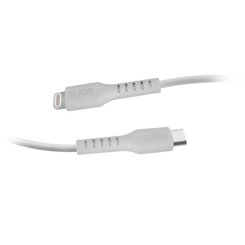 Kabel przewód USB-C - iPhone Lightning 2m - biały Kabel przewód USB-C - iPhone Lightning 2m - biały