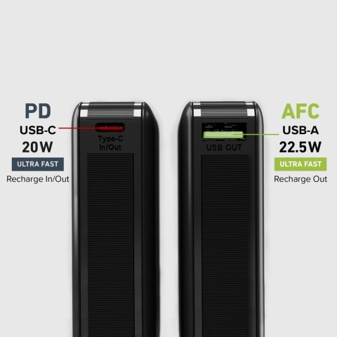 Powerbank 10000 mAh Power Delivery - czarny