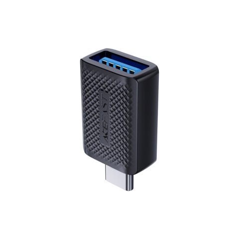 Adapter przejściówka USB-A do USB-C 3.0 (męski) 5Gb/s - czarny Adapter przejściówka USB-A do USB-C 3.0 (męski) 5Gb/s - czarny