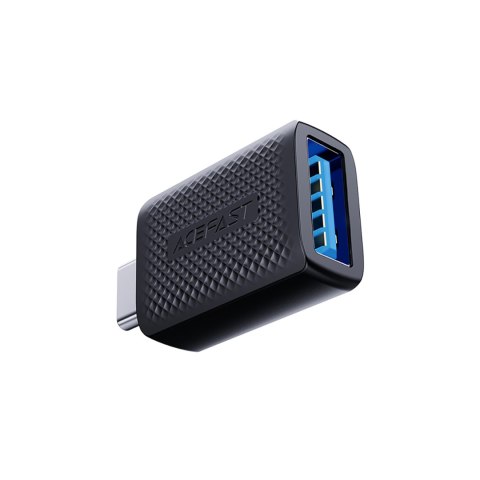 Adapter przejściówka USB-A do USB-C 3.0 (męski) 5Gb/s - czarny Adapter przejściówka USB-A do USB-C 3.0 (męski) 5Gb/s - czarny