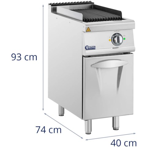 Grill lawowy elektryczny Pro 730 50-300 C 400 V 4.05 W