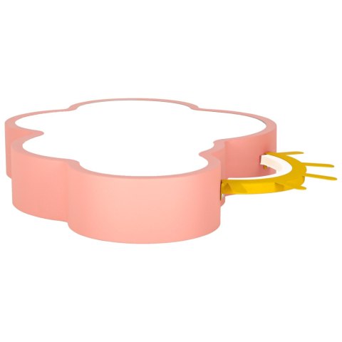 Lampa LED sufitowa plafon do pokoju dziecięcego ściemniana LUMELA + pilot chmurka różowa