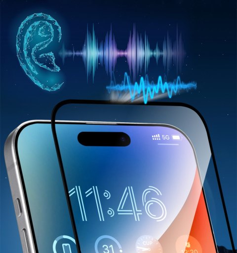 Szkło ochronne hartowane Corning Eyecare na iPhone 16 Pro Max Szkło ochronne hartowane Corning Eyecare na iPhone 16 Pro Max