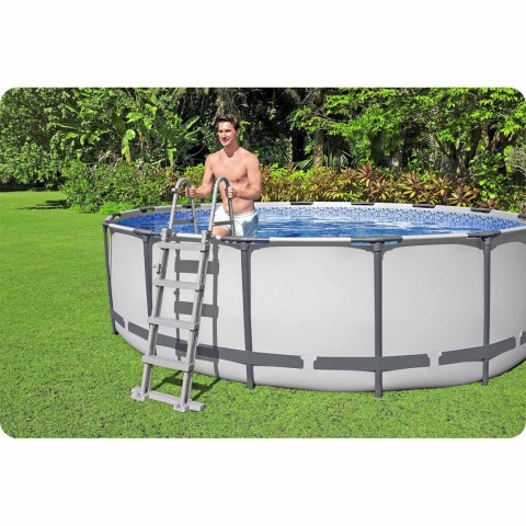 Basen ogrodowy stelażowy 457 x 122 cm 18w1 Bestway 56438 + maszyna do baniek GRATIS