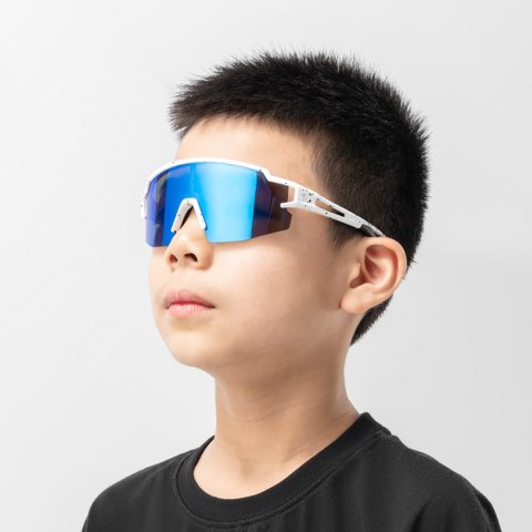 Okulary rowerowe polaryzacyjne dla dzieci z filtrem UV - szare Okulary rowerowe polaryzacyjne dla dzieci z filtrem UV - szare