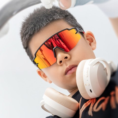 Okulary rowerowe polaryzacyjne dla dzieci z filtrem UV - szare Okulary rowerowe polaryzacyjne dla dzieci z filtrem UV - szare