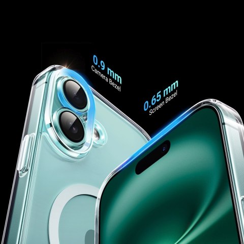 Etui case na iPhone 16 Classy Clear Magnetic z MagSafe - przezroczyste Etui case na iPhone 16 Classy Clear Magnetic z MagSafe - przezroczyste