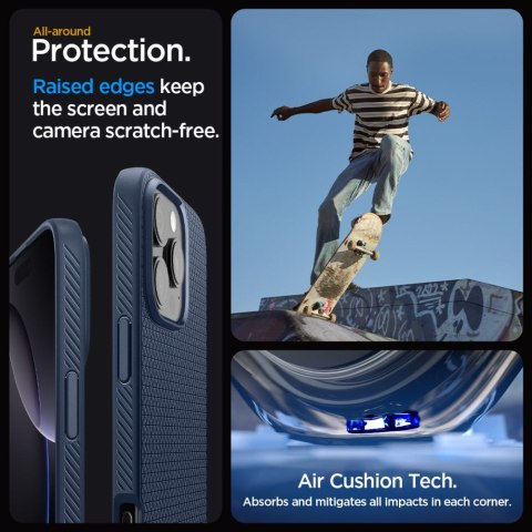 Etui case na iPhone 16 Pro Max Liquid Air - niebieskie Etui case na iPhone 16 Pro Max Liquid Air - niebieskie
