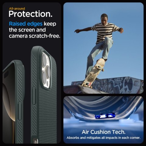 Etui case na iPhone 16 Pro Max Liquid Air - zielone Etui case na iPhone 16 Pro Max Liquid Air - zielone
