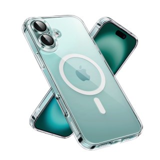 Etui na iPhone 16 Plus Classy Clear Magnetic z MagSafe - przezroczyste