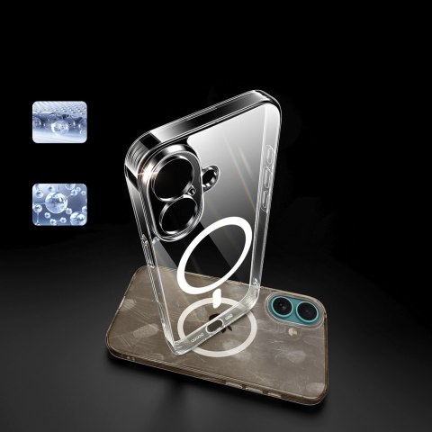 Etui na iPhone 16 Plus Classy Clear Magnetic z MagSafe - przezroczyste Etui na iPhone 16 Plus Classy Clear Magnetic z MagSafe - przezroczyste