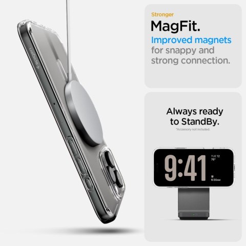 Etui na iPhone 16 Pro Max Ultra Hybrid T Mag MagSafe - białe Etui na iPhone 16 Pro Max Ultra Hybrid T Mag MagSafe - białe