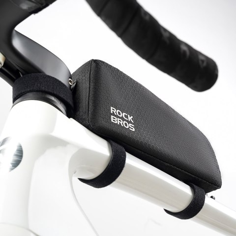Torba rowerowa mocowana na ramę 0.9l - czarna Torba rowerowa mocowana na ramę 0.9l - czarna