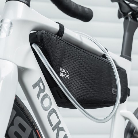 Torba sakwa rowerowa mocowana pod ramę 2.9l - czarna Torba sakwa rowerowa mocowana pod ramę 2.9l - czarna