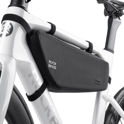 Torba sakwa rowerowa mocowana pod ramę 2.9l - czarna Torba sakwa rowerowa mocowana pod ramę 2.9l - czarna