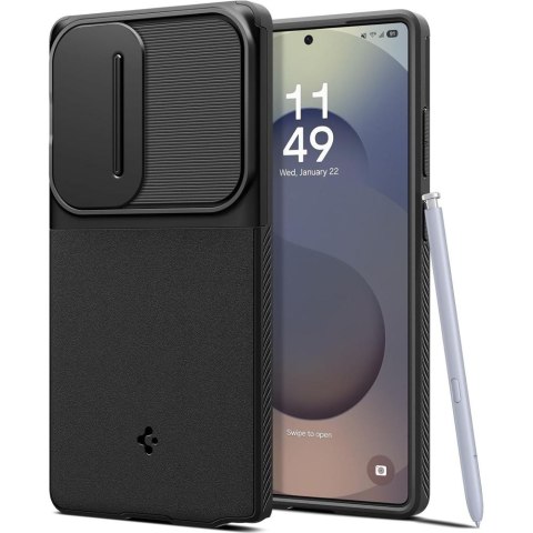 Etui case na Samsung Galaxy S25 Ultra Optik Armor - czarne Etui case na Samsung Galaxy S25 Ultra Optik Armor - czarne