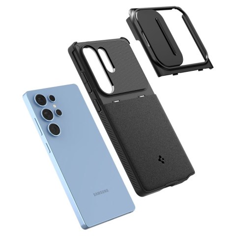 Etui case na Samsung Galaxy S25 Ultra Optik Armor - czarne Etui case na Samsung Galaxy S25 Ultra Optik Armor - czarne