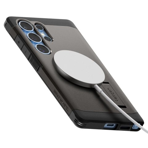 Etui case na Samsung Galaxy S25 Ultra Tough Armor MagSafe - szary Etui case na Samsung Galaxy S25 Ultra Tough Armor MagSafe - szary