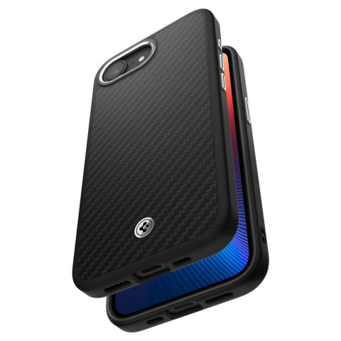 Etui case na iPhone 16e Enzo Aramid MagSafe - czarne Etui case na iPhone 16e Enzo Aramid MagSafe - czarne