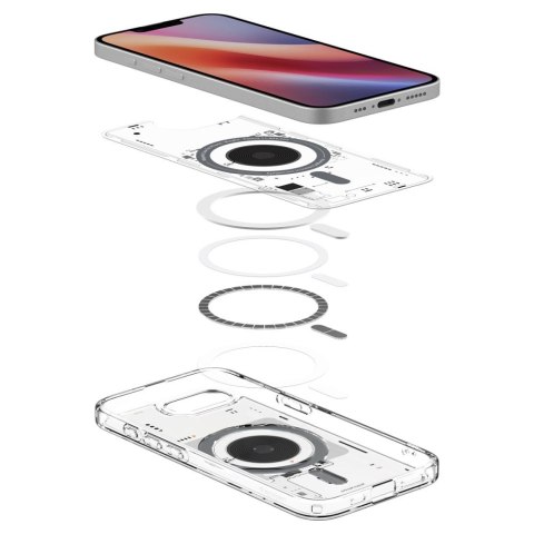 Etui case na iPhone 16e Neo One Ultra Hybrid MagSafe - przezroczyste Etui case na iPhone 16e Neo One Ultra Hybrid MagSafe - przezroczyste