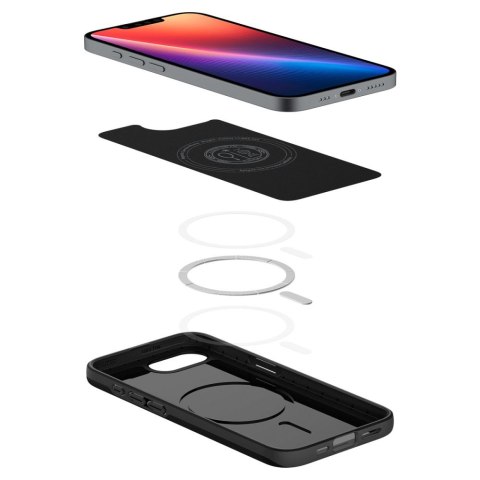 Etui case na iPhone 16e Thin Fit Mag - czarne Etui case na iPhone 16e Thin Fit Mag - czarne