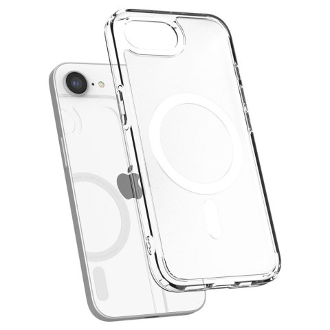 Etui case na iPhone 16e Ultra Hybrid MagSafe - białe półprzezroczyste Etui case na iPhone 16e Ultra Hybrid MagSafe - białe półprzezroczyste