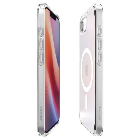 Etui case na iPhone 16e Ultra Hybrid MagSafe - białe półprzezroczyste Etui case na iPhone 16e Ultra Hybrid MagSafe - białe półprzezroczyste
