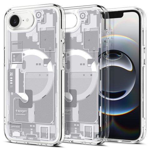 Etui case na iPhone 16e Zero One Ultra Hybrid MagSafe - białe Etui case na iPhone 16e Zero One Ultra Hybrid MagSafe - białe