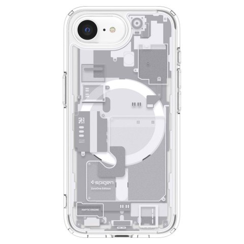 Etui case na iPhone 16e Zero One Ultra Hybrid MagSafe - białe Etui case na iPhone 16e Zero One Ultra Hybrid MagSafe - białe