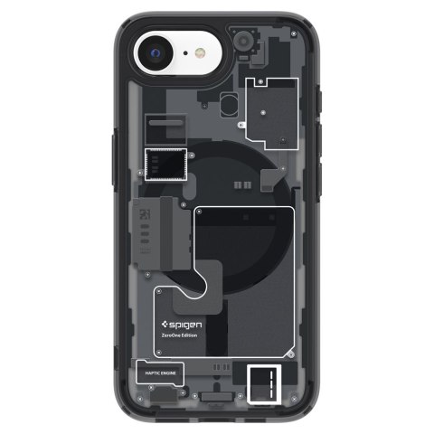Etui case na iPhone 16e Zero One Ultra Hybrid MagSafe - czarne Etui case na iPhone 16e Zero One Ultra Hybrid MagSafe - czarne