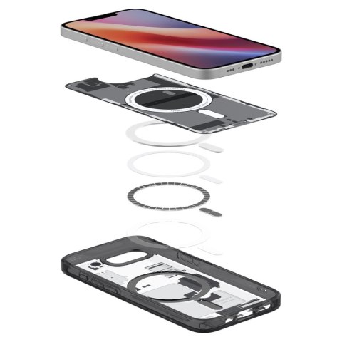 Etui case na iPhone 16e Zero One Ultra Hybrid MagSafe - czarne Etui case na iPhone 16e Zero One Ultra Hybrid MagSafe - czarne