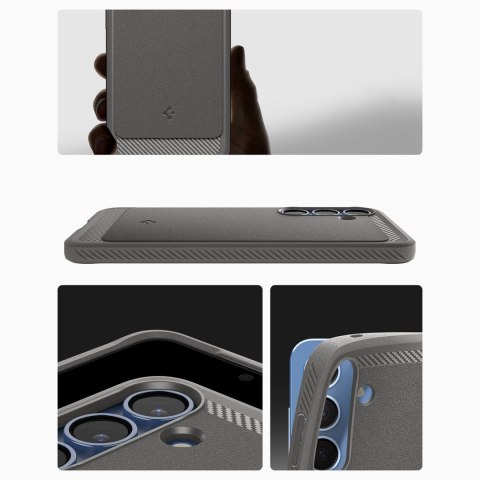 Etui na Samsung Galaxy S25 Rugged Armor Mag MagSafe - szare Etui na Samsung Galaxy S25 Rugged Armor Mag MagSafe - szare