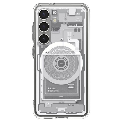 Etui na Samsung Galaxy S25 Zero One Ultra Hybrid Mag - białe Etui na Samsung Galaxy S25 Zero One Ultra Hybrid Mag - białe