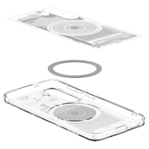 Etui na Samsung Galaxy S25 Zero One Ultra Hybrid Mag - białe Etui na Samsung Galaxy S25 Zero One Ultra Hybrid Mag - białe
