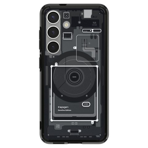 Etui na Samsung Galaxy S25 Zero One - czarne Etui na Samsung Galaxy S25 Zero One - czarne