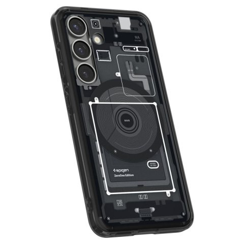 Etui na Samsung Galaxy S25 Zero One - czarne Etui na Samsung Galaxy S25 Zero One - czarne