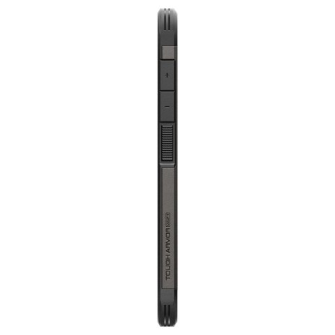 Etui na Samsung Galaxy S25 z podstawką Tough Armor MagSafe - szare Etui na Samsung Galaxy S25 z podstawką Tough Armor MagSafe - szare