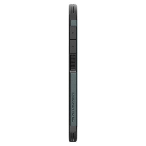 Etui na Samsung Galaxy S25 z podstawką Tough Armor MagSafe - zielone