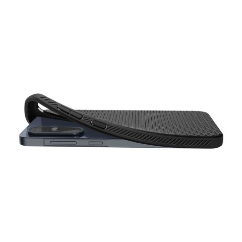 Etui pokrowiec na Samsung Galaxy A36 5G Liquid Air - czarny mat Etui pokrowiec na Samsung Galaxy A36 5G Liquid Air - czarny mat