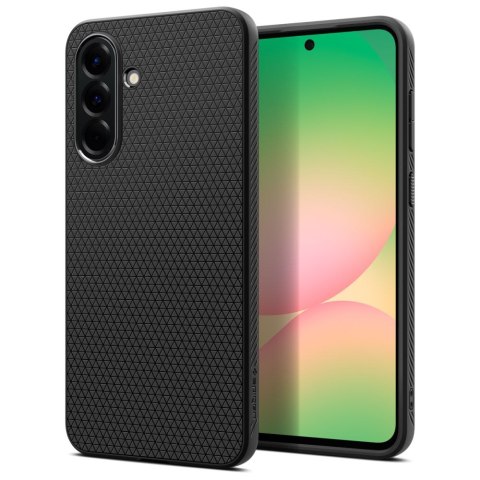 Etui pokrowiec na Samsung Galaxy A56 5G Liquid Air - czarne Etui pokrowiec na Samsung Galaxy A56 5G Liquid Air - czarne