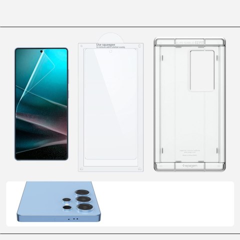 Szkło hybrydowe na Samsung Galaxy S25 Ultra Elite Shield EZ FIT - przezroczyste Szkło hybrydowe na Samsung Galaxy S25 Ultra Elite Shield EZ FIT - przezroczyste