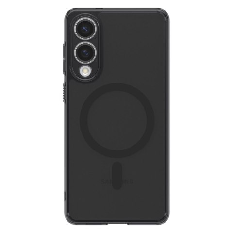 Etui na Samsung Galaxy S25 Edge Ultra Hybrid Mag z MagSafe - czarne półprzezroczyste Etui na Samsung Galaxy S25 Edge Ultra Hybrid Mag z MagSafe - czarne półprzezroczyste