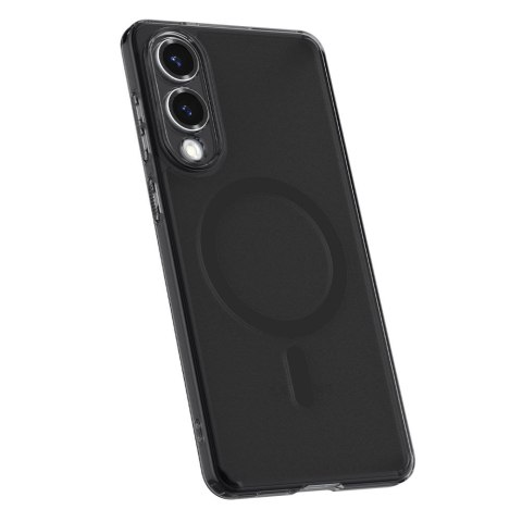 Etui na Samsung Galaxy S25 Edge Ultra Hybrid Mag z MagSafe - czarne półprzezroczyste Etui na Samsung Galaxy S25 Edge Ultra Hybrid Mag z MagSafe - czarne półprzezroczyste