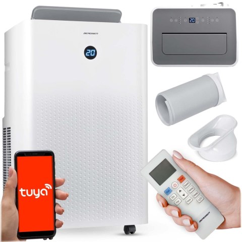 Klimatyzator przenośny 14000 BTU osuszacz grzanie WiFi 37l/24h Berdsen BD-583 Klimatyzator przenośny 14000 BTU osuszacz grzanie WiFi 37l/24h Berdsen BD-583