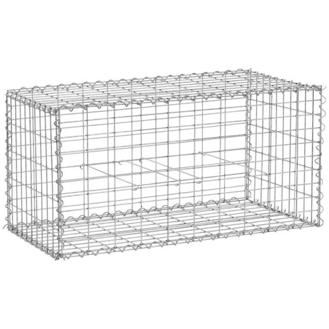 Kosz gabionowy ze stali galwanizowanej 101 x 51 x 52 cm - 2 szt. Kosz gabionowy ze stali galwanizowanej 101 x 51 x 52 cm - 2 szt.